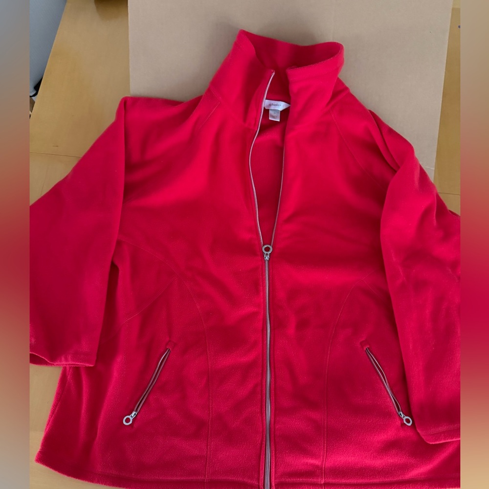 CJ Banks Women's Vibrant Red Ski Jacket